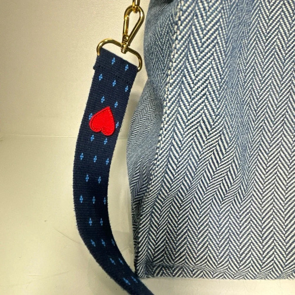 Vien and Litho Korean Handmade Care Bears Blue Red Tote - Picture 6 of 15